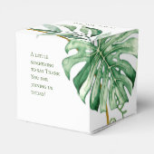 Tropische weduwenkast bedankdoosjes (Achterkant)