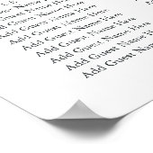 Tropische weduwenstabel poster (Hoek)