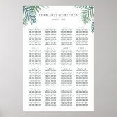 Tropische weduwenstabel poster (Voorkant)