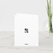 Tropische Weimaraner Vouw Notitiekaart (Achterkant)