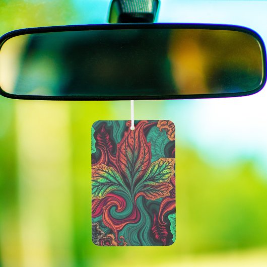 Tropische Wervel Abstract Blad Luchtverfrisser