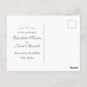 Tropische West-Indische Jasmijn Save the Date Briefkaart (Achterkant)