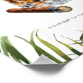 Tropische whisky & sigaar bar teken poster (Hoek)