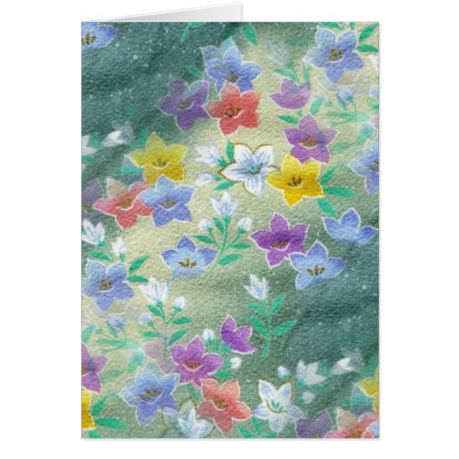 Tropische wilde bloemen (Voorkant)