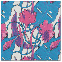 Tropische wilde bloemen patroon.