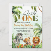 Tropische wilde eend Oerwoud Safari Kaart (Voorkant)