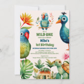 Tropische wilde eend Oerwoud Safari Kaart (Voorkant)