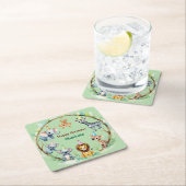 Tropische wilde eend Oerwoud Safari Kartonnen Onderzetters (Insitu)