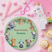 Tropische wilde eend Oerwoud Safari Papieren Bordje (Feest)