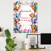 Tropische wilde eend Oerwoud Safari Poster (Thuiskantoor)