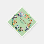 Tropische wilde eend Oerwoud Safari Servet (Hoek)