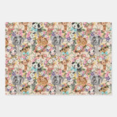 Tropische wilde eendierdieren van één Oerwoud Inpakpapier Vel (Voorkant)