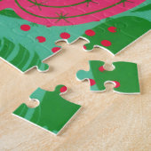 Tropische wilde Oerwoud Paradise Toucan Waterverf Legpuzzel (Zijkant)