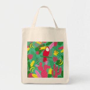 Tropische wilde Oerwoud Paradise Toucan Waterverf Tote Bag