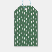 Tropische wilde-partijdieren Oerwouden op de dag v Cadeaulabel (Achterkant)