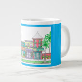 Tropische winkels Jumbo Coffee Mok (Voorkant rechts)