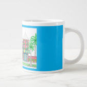 Tropische winkels Jumbo Coffee Mok (Rechts)