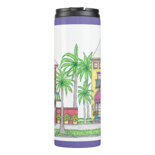Tropische winkels Thermal Tumbler Thermosbeker (Achterkant)