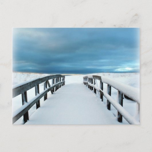 Tropische winter briefkaart (Voorkant)