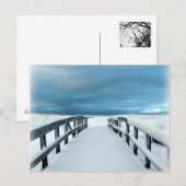 Tropische winter briefkaart (Voorkant / Achterkant)