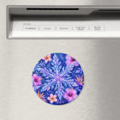 Tropische wintersneeuwvlokken magneet (Insitu (Vaatwasser))