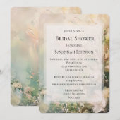 Tropische witte bloemen Vrijgezellenfeest Kaart (Voorkant / Achterkant)