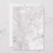 Tropische witte orchideeën bruiloft na partij kaart (Achterkant)