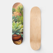 Tropische woestijn Succulente tuin Persoonlijk Skateboard (Voorkant)