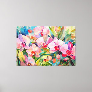 Tropische XL kunst Canvas Afdruk