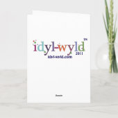 Tropische Yoga Kerst Kaart (Achterkant)