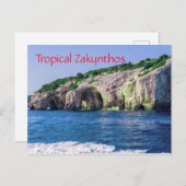 Tropische Zakynthos Briefkaart (Voorkant / Achterkant)