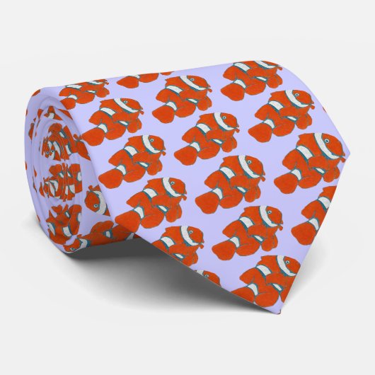 tropische zalmachinevis stropdas (Opgerold)