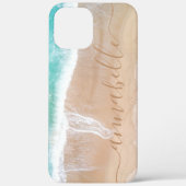 Tropische zandstrand oceaan meditatie gepersonalis Case-Mate iPhone case (Achterkant)