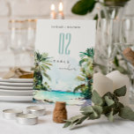 Tropische zandstrand Waterverf palmbomen bruiloft Kaart<br><div class="desc">Tropische Waterverf Palm Trees Theme Collectie... het is een elegante waterverf Illustratie van tropische palmtress op strand perfect voor je tropische beachy bruiloft & feestjes. Het is zeer gemakkelijk om, met uw persoonlijke details aan te passen. Als u een ander bijpassend product of aanpassing nodig hebt, bericht dan via Zazzle....</div>