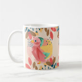 Tropische zangvogel in het paradijs koffiemok (Links)