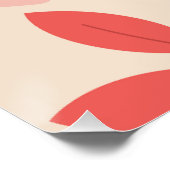 Tropische zangvogel in het paradijs perfect poster (Hoek)