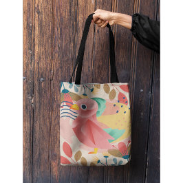 Tropische zangvogel in het paradijs tote bag
