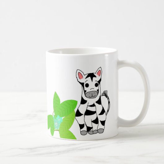 Tropische zebra  koffiemok (Rechts)