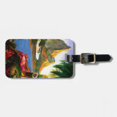  tropische Zee in Hawaï — palmboom Bagagelabel (Voorkant horizontaal)