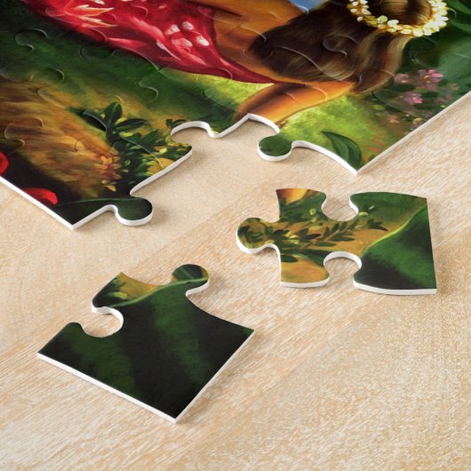 tropische Zee in Hawaï — palmboom Legpuzzel (Zijkant)