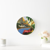  tropische Zee in Hawaï — palmboom Ronde Klok (Huis)