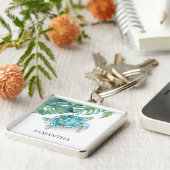 Tropische Zee Schildpad Aanpasbare Sleutelhangers (Zijkant)