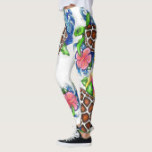 Tropische Zee Schildpad Leggings (Links)