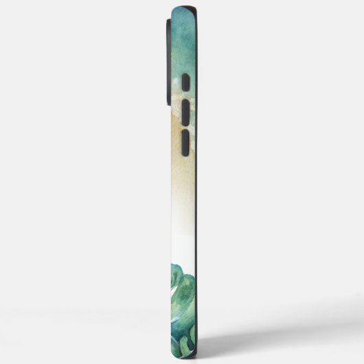 Tropische Zee Turtle iPhone Case (Achterkant / Links)