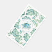 Tropische Zee Turtle Waterverf Servet (Hoek)