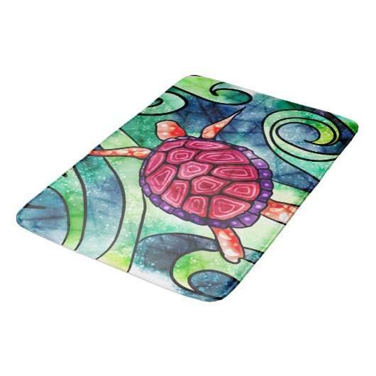 Tropische Zeeen schildpad Badmat (Gekanteld)