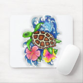 Tropische Zeeen schildpad Muismat (Met muis)