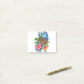 Tropische Zeeen schildpad Post-it® Notes (Op bureau)