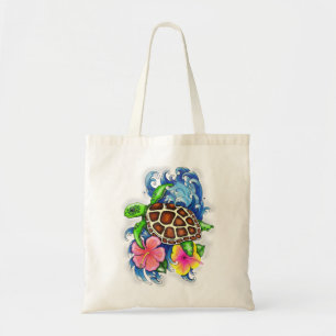 Tropische Zeeen schildpad Tote Bag