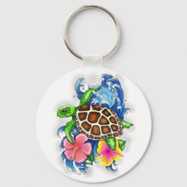 Tropische Zeeen Sleutelhanger